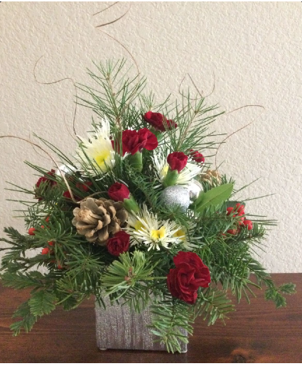 Silver Sparkle Arrangement