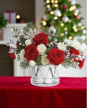 Silver Wishes Bouquet Christmas