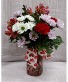 Simple Love Vase Arrangement