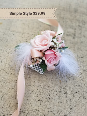 Simple Style Wrist Corsage in Springfield, MO | FLOWERAMA #226 Simple Style Wrist Corsage in Springfield, MO | FLOWERAMA #226