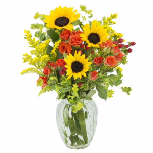 Simple & Sunny Flower arrangemnet in Colorado Springs, CO | ENCHANTED FLORIST II Simple & Sunny Flower arrangemnet in Colorado Springs, CO | ENCHANTED FLORIST II
