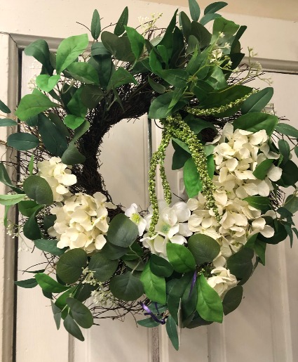Simply Elegant  Silk Wreath