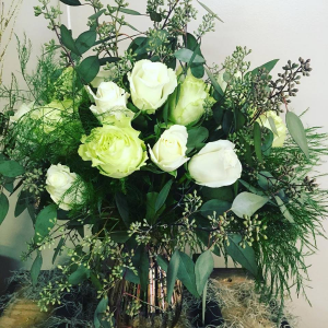 Simply Elegant Thoughts Floral Arrangement in Winston Salem, NC | RAE'S NORTH POINT FLORIST INC. Simply Elegant Thoughts Floral Arrangement in Winston Salem, NC | RAE'S NORTH POINT FLORIST INC.