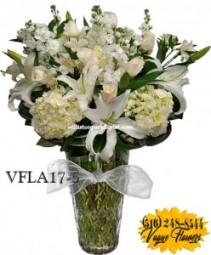 SIMPLY ELEGANT WHITE Floral Arrangement