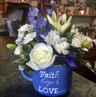 Simply Faith, Hope and Love oversized mug