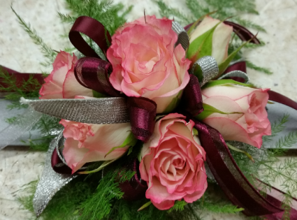 Simply Pink Wrist Corsage