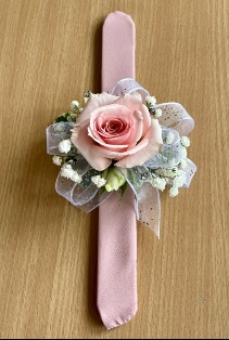 Simply Pink Wrist Corsage