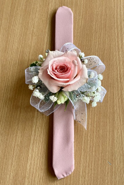 Simply Pink Wrist Corsage