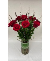 Simply Red Dozen Roses 