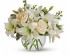 Simply Romantic Vase Arrangment all in White