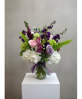 Simply Serene  Fresh Bouquet of Local Blooms 