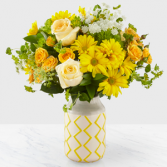 Simply Sunny Designer Vase Arrangement