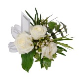Simply White Corsage floral