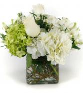 Simply White elegance cube vase  Cube vase 