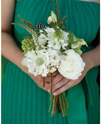 Simply White Hand Held Bouquet