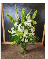 Simply White Vase Arrangement 