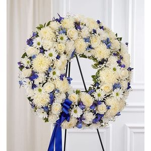 Sincere Condolences Standing Wreath