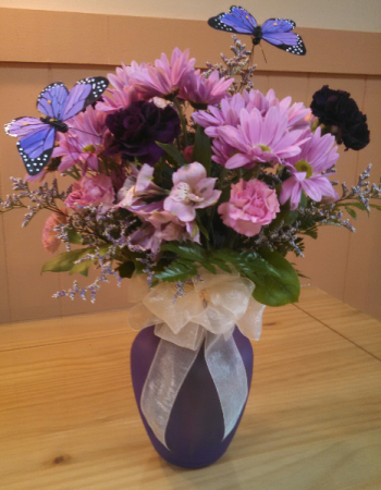 Sincere Gratitude Bouquet Fresh Vase Arrangement