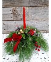 Single Candle Centerpiece 