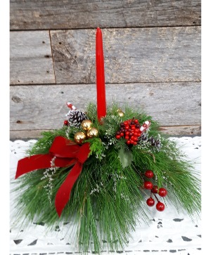 Single Candle Centerpiece 