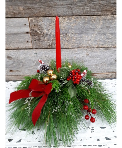 Single Candle Centerpiece