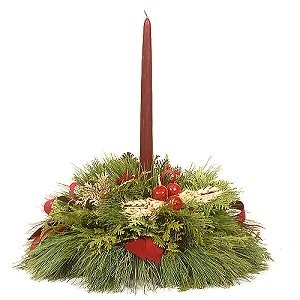 Single Candle Centerpieces