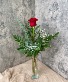 Red Rose Bud Vase Vase Arrangement