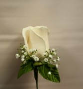 Single Standard Rose  Boutonniere (for boy)