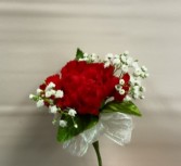 Single standard carnation corsage (for girl)