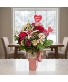 Sip Me, Valentine Vase arrangement