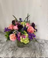 Sir Spring Alot Pastel arrangement  of lovely flowers 