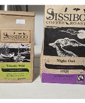 SISSIBOO LOCAL GROUND COFFEE   Sm. 227 gr $16.99 - Lg. 1lb $25.99