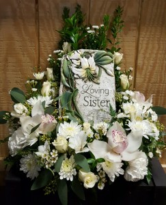 Sister Plaque with Flowers in Ware, MA - OTTO FLORIST & GIFTS