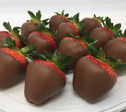 Milk Chocolate Covered Strawberries Available for Valentine's