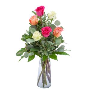 Six Roses Arrangement