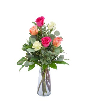 Six Roses Arrangement