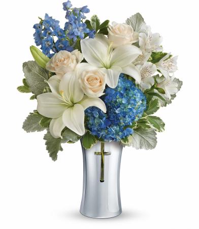 Skies Of Remembrance With Roses T278-1B By Teleflora