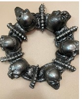 skulls and bones 1 only wreath created in store