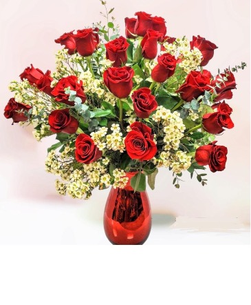 Hopeless Romantic Rose Vase in Vernon, NJ | HIGHLAND FLOWERS