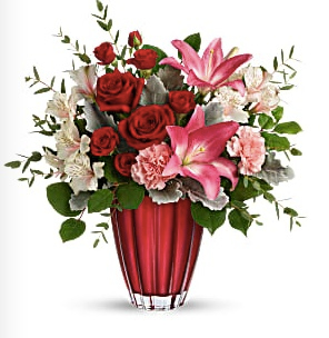 Sleek Chic Bouquet Vase Arrangement