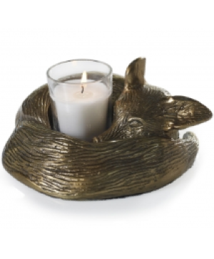 Sleepy Fox Tealight 