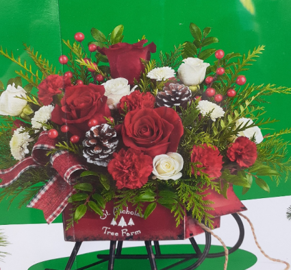 Sleigh Bells Table Centerpiece
