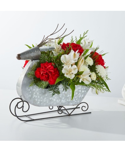 Sleigh Ride Bouquet Christmas Arrangement