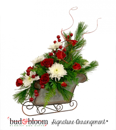 *SOLD OUT* Sleigh Ride Bud & Bloom Signature Arrangement