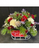 Sleigh Ride Festive Christmas Arrangement