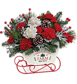 Sleigh The Season Bouquet Christmas