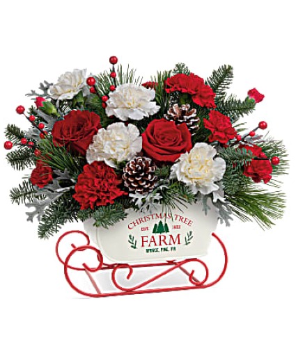 SLEIGH THE SEASON CHRISTMAS ARRANGEMENT