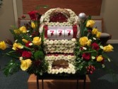 Slot Machine/ Themed Funeral Flowers