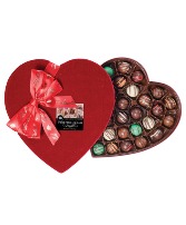 Small 5.5oz. Fancy Truffles Heart Box valentines
