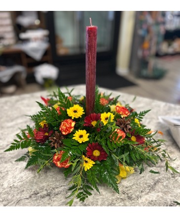 Small Candle Arrangement  in Portland, MI | COUNTRY CUPBOARD FLORAL